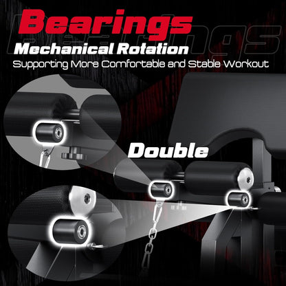 KeppiFitness Adjustable Weight Bench, Bench3000 MAX Heavy Duty Workout Bench Press with Leg Extension and Preacher Pad for Home Gym Fitness, Flat Incline Decline Sit Up Bench